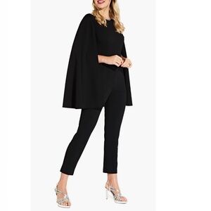 Adrianna Papell Jumpsuit with Cape